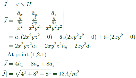 Previous Year Questions- Magnetostatic Fields | Electromagnetic Fields Theory (EMFT) - Electrical Engineering (EE)