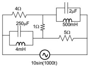 Previous Year Questions- Steady state AC Analysis | Network Theory (Electric Circuits) - Electrical Engineering (EE)
