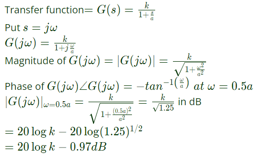 Previous Year Questions- Frequency Response Analysis - 2 | Control Systems - Electrical Engineering (EE)