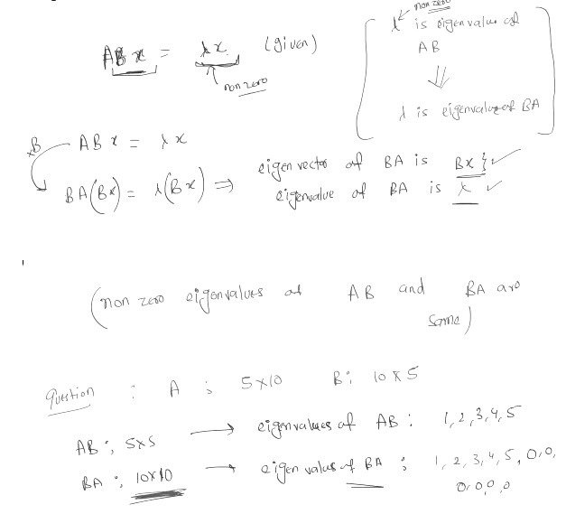 Previous Year Questions: Linear Algebra | Engineering Mathematics for Computer Science Engineering - Computer Science Engineering (CSE)