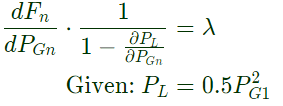 Previous Year Questions- Economic Power Generation and Load Dispatch | Power Systems - Electrical Engineering (EE)