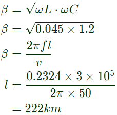 Previous Year Questions- Performance of Transmission Lines, Line Parameters and Corona - 2 | Power Systems - Electrical Engineering (EE)