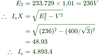 Previous Year Questions- Synchronous Machines - 2 | Electrical Machines - Electrical Engineering (EE)
