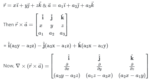 Vector identities | Engineering Mathematics for Electrical Engineering - Electrical Engineering (EE)