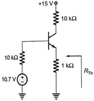 Previous Year Questions- BJT, FET and their Biasing Circuits - 1 | Analog and Digital Electronics - Electrical Engineering (EE)