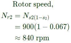 Previous Year Questions- Three Phase Induction Machines - 3 | Electrical Machines - Electrical Engineering (EE)