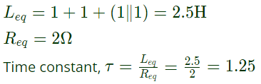 Previous Year Questions- Transients and Steady State Response - 1 | Network Theory (Electric Circuits) - Electrical Engineering (EE)