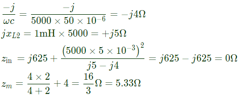 Previous Year Questions- Magnetically Coupled Circuits, Network Topology and Filters | Network Theory (Electric Circuits) - Electrical Engineering (EE)