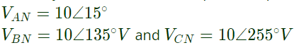 Previous Year Questions- Three-Phase Circuits | Network Theory (Electric Circuits) - Electrical Engineering (EE)