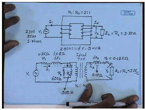 Equivalent Circuits Of Single Phase Transformers | Electrical Machines - Electrical Engineering (EE)