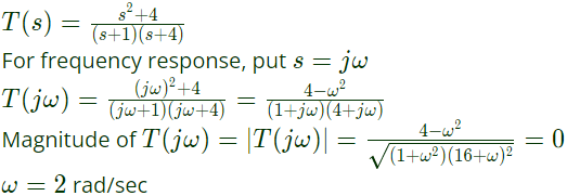 Previous Year Questions- Frequency Response Analysis - 2 | Control Systems - Electrical Engineering (EE)