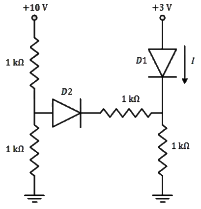 Previous Year Questions- Diodes and their Applications | Analog and Digital Electronics - Electrical Engineering (EE)