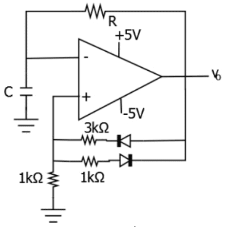 Previous Year Questions- Oscillators and Feedback Amplifiers | Analog and Digital Electronics - Electrical Engineering (EE)