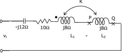 Previous Year Questions- Magnetically Coupled Circuits, Network Topology and Filters | Network Theory (Electric Circuits) - Electrical Engineering (EE)