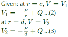 Previous Year Questions- Electrostatic Fields - 1 | Electromagnetic Fields Theory (EMFT) - Electrical Engineering (EE)