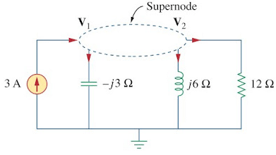 Supernode in the circuit 