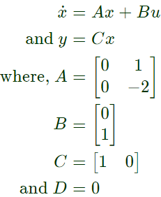 Previous Year Questions- State Variable Analysis - 2 | Control Systems - Electrical Engineering (EE)