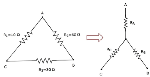 Delta to Star Conversion | Network Theory (Electric Circuits) - Electrical Engineering (EE)