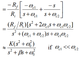 Band Reject Filter (BRF) / Notch Filter