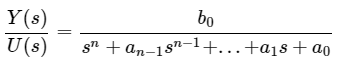 Transfer function having constant term in Numerator