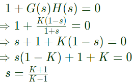 Previous Year Questions- Concepts of Stability | Control Systems - Electrical Engineering (EE)