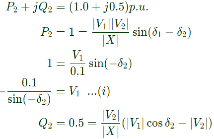 Previous Year Questions- Load Flow Studies - 1 | Power Systems - Electrical Engineering (EE)