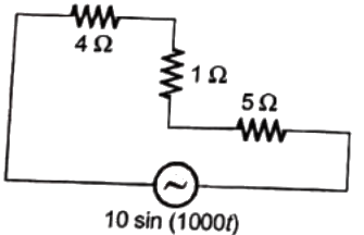 Previous Year Questions- Steady state AC Analysis | Network Theory (Electric Circuits) - Electrical Engineering (EE)