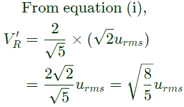 Previous Year Questions- Steady state AC Analysis | Network Theory (Electric Circuits) - Electrical Engineering (EE)