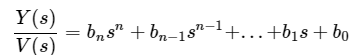 Transfer function having polynomial function of ‘s’ in Numerator