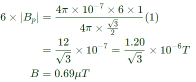 Previous Year Questions- Magnetostatic Fields | Electromagnetic Fields Theory (EMFT) - Electrical Engineering (EE)