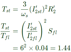 Previous Year Questions- Three Phase Induction Machines - 3 | Electrical Machines - Electrical Engineering (EE)