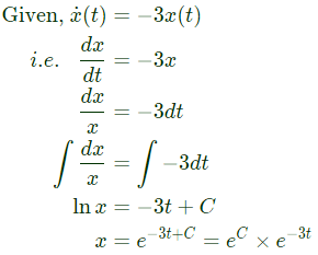 Previous Year Questions- Differential Equations | Engineering Mathematics for Electrical Engineering - Electrical Engineering (EE)