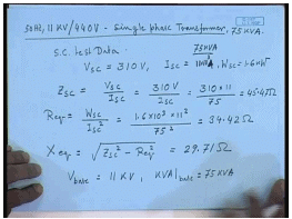 Voltage Regulation Of Single Phase Transformers | Electrical Machines - Electrical Engineering (EE)