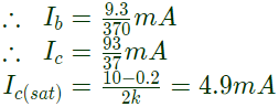 Previous Year Questions- BJT, FET and their Biasing Circuits - 2 | Analog and Digital Electronics - Electrical Engineering (EE)