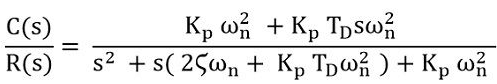 Effects of Proportional Derivative Controller