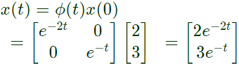 Previous Year Questions- State Variable Analysis - 2 | Control Systems - Electrical Engineering (EE)