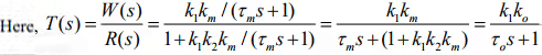 Time-Response of First-Order System
