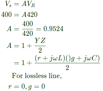 Previous Year Questions- Performance of Transmission Lines, Line Parameters and Corona - 1 | Power Systems - Electrical Engineering (EE)
