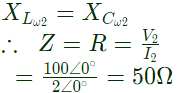 Previous Year Questions- Resonance and Locus Diagrams | Network Theory (Electric Circuits) - Electrical Engineering (EE)