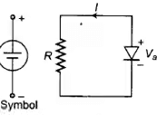 Circuit diagram of photo voltaic cell