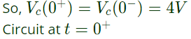 Previous Year Questions- Transients and Steady State Response - 1 | Network Theory (Electric Circuits) - Electrical Engineering (EE)