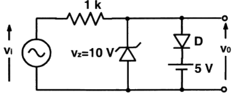 Previous Year Questions- Diodes and their Applications | Analog and Digital Electronics - Electrical Engineering (EE)