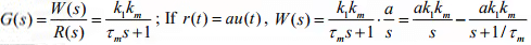 Time-Response of First-Order System