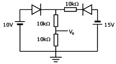 Previous Year Questions- Diodes and their Applications | Analog and Digital Electronics - Electrical Engineering (EE)
