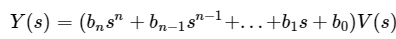 Transfer function having polynomial function of ‘s’ in Numerator