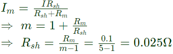 Previous Year Questions- Galvanometers, Voltmeters and Ammeters