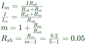 Previous Year Questions- Galvanometers, Voltmeters and Ammeters