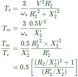Previous Year Questions- Three Phase Induction Machines - 3 | Electrical Machines - Electrical Engineering (EE)