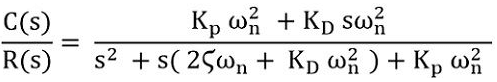Effects of Proportional Derivative Controller
