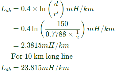 Previous Year Questions- Performance of Transmission Lines, Line Parameters and Corona - 2 | Power Systems - Electrical Engineering (EE)